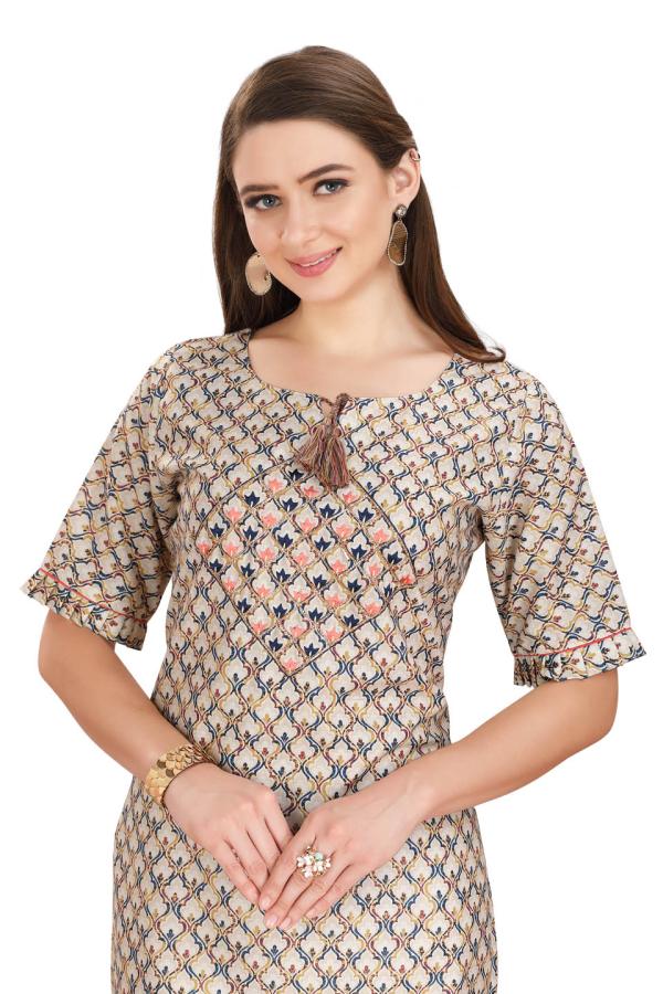 Fawn Casual Kurti for Women