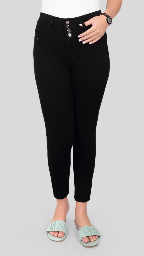 Kala Kendra Black Denim Jeans For Women