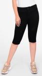 Black Tone Denim Capries For Women 